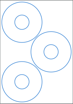 CD Label layout example